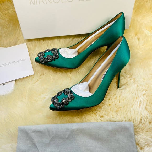 New authentic Manolo Blahnik hangisi heels 105mm - Picture 13 of 15